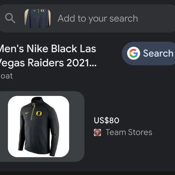 NIKE Oregon Ducks Medium 1/4 Zip Black Pullover Youth Dri-Fit Sweatshirt - Picture 12 of 12